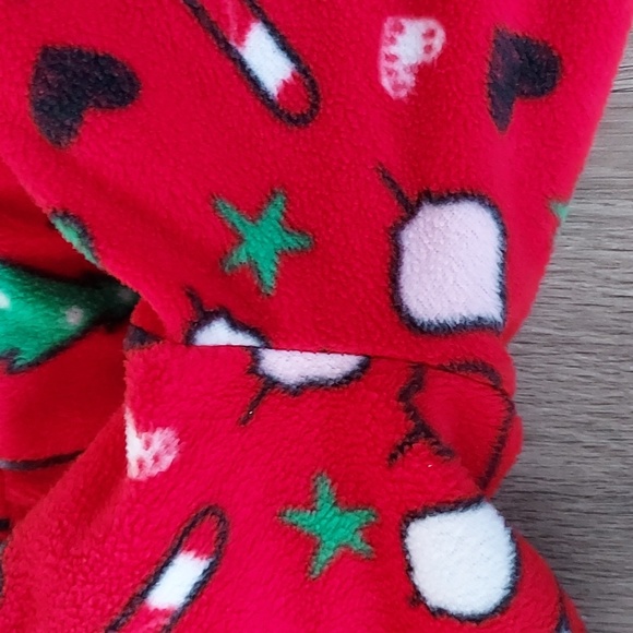 Joe Boxer medium (7/8) winter pajamas w/trees candy canes snowflakes bottoms - Picture 5 of 5